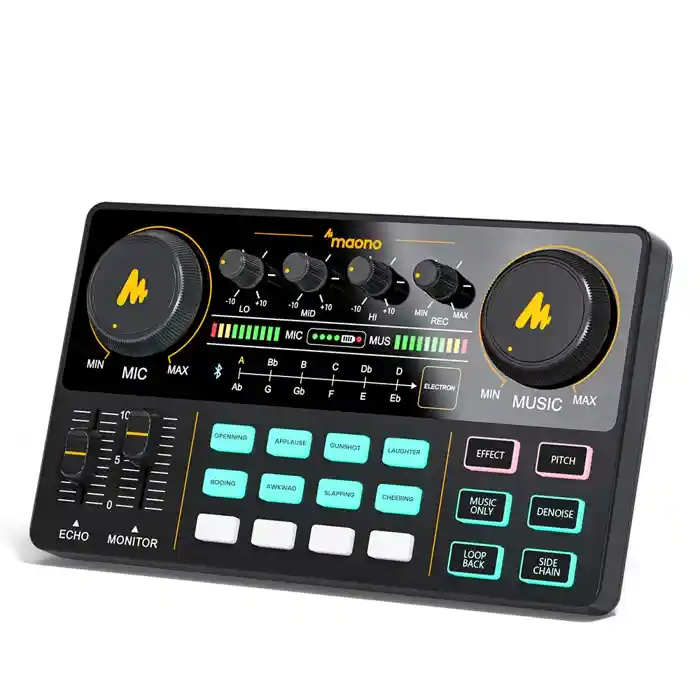 MAONO Maonocaster AM200 Lite Portable All-In-One Podcast Production Studio